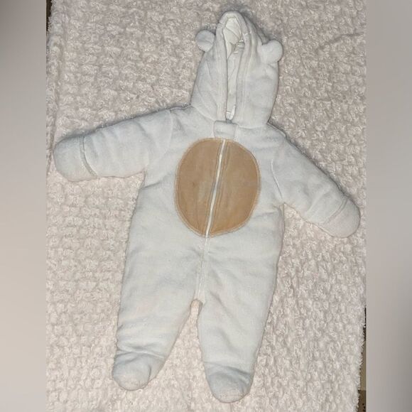 NWOT~-MINIWEAR Infant Little Bear Hooded snowsuit - Picture 2 of 6